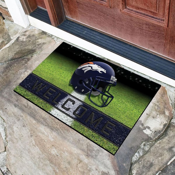 Officially Licensed NFL Welcome 3 Plank Wall Sign - Denver Broncos