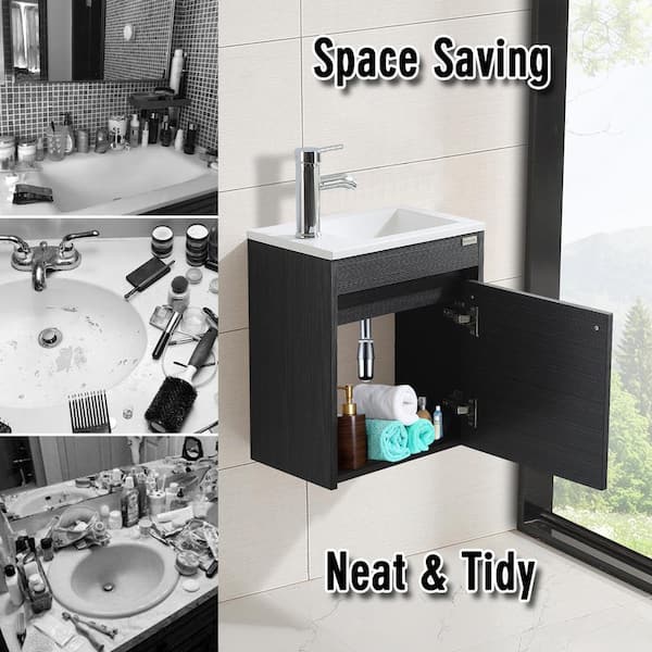 Wonline 15.75 in. W x 9.65 in. D x 17.72 in. H Wall-Mounted