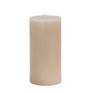 3 in. x 6 in. Ivory Pillar Candles Bulk (12-Case)