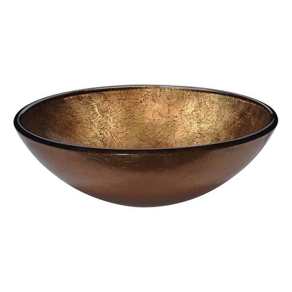 ANZZI Posh Series 17 in. Bathroom Vessel Sink with Scratch-Tough