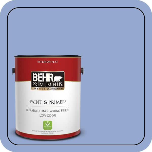 BEHR PREMIUM PLUS 1 gal. #M540-4 Hopeful Dream Flat Low Odor Interior Paint & Primer