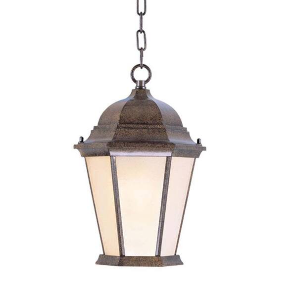 Filament Design Providence 3-Light Moroccan Gold Outdoor Incandescent Pendant Light