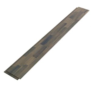 48 in. L x 6 in. W x 0.4 in. T, Solid Acacia Shiplap Wall Boards, Dusk Grey, (5 per Package - 8.75 sq. ft. Coverage)