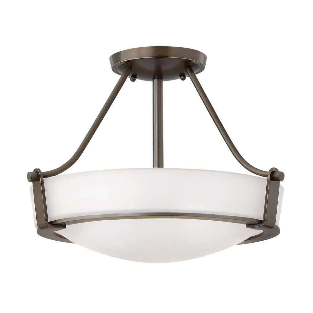 Hinkley Lighting - Three Light Semi-Flush Mount - Hathaway - 3 Light Medium