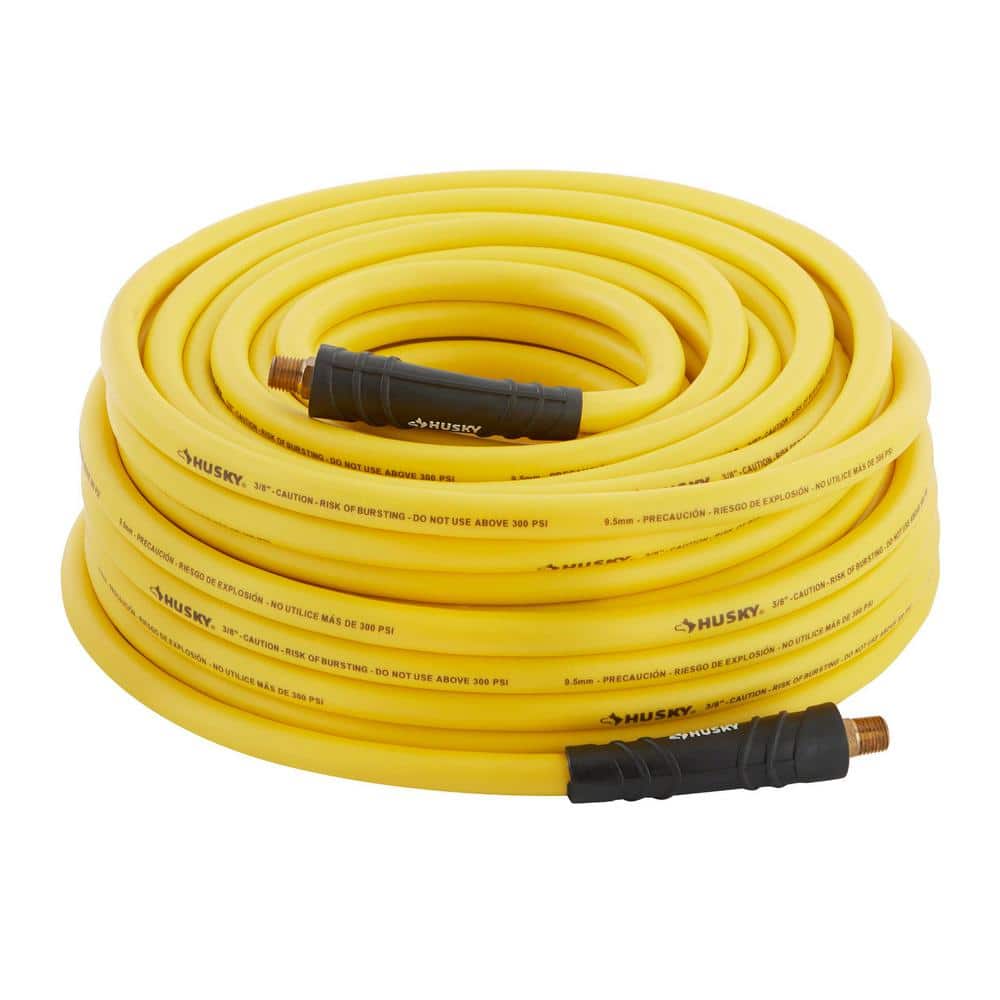 3/8" x 50 ft AIR COMPRESSOR HOSE 350 psi  1/4" fittings air tools  POLYESTER 