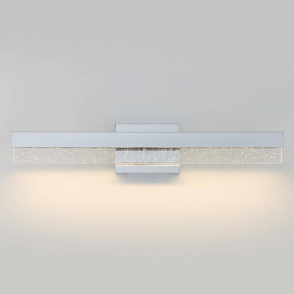 Essence Chrome Integrated LED Bubble Bar Vanity Light