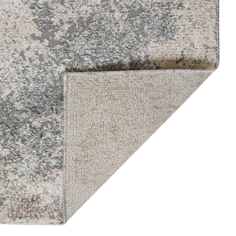 Elysian Cream Abstract Synthetic 8' x 10' Area Rug