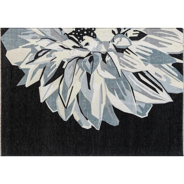 Unbranded Maisie Twilight Dahlia Area Rug - 2 X 4