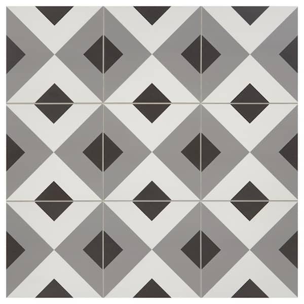 Marazzi Modern Renewal Geo Diamond 12 in. x 12 in. Glazed Porcelain Floor and Wall Tile (0.97 sq. ft. / piece)