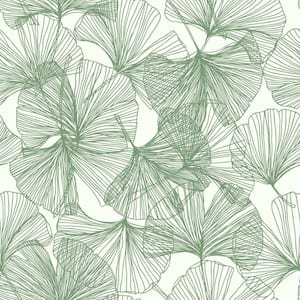 Gingko Leaves Peel and Stick Wallpaper (Covers 28.18 sq. ft.)