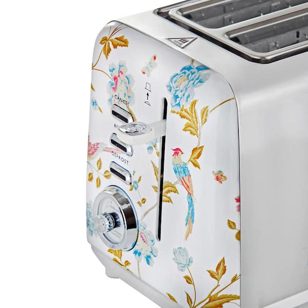 VQ Laura Ashley 2-Slice Toaster - Elveden White