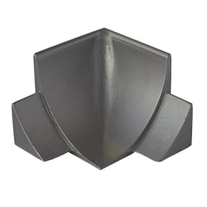 External Angle NS4 Natural 1-1/2 in. x 1-1/2 in. Complement Stainless Steel Tile Edging Trim