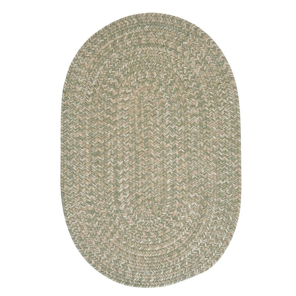 Home Decorators Collection Cicero Palm 10 ft. x 13 ft. Oval Area Rug