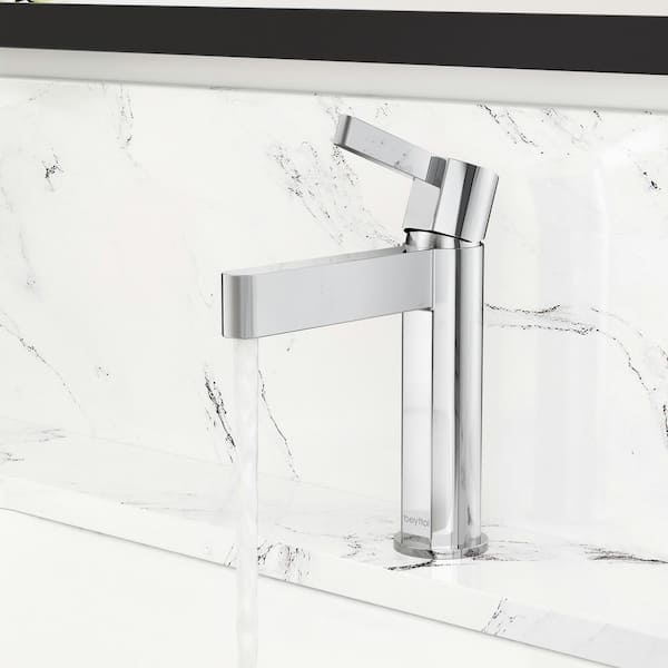Staykiwi Single Handle Single Hole Bathroom Faucet and Spot Resistant