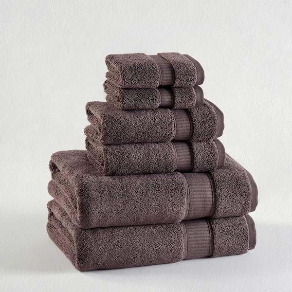 Bellmare Towel Aubergine Cotton 6-Pieces Towel Set