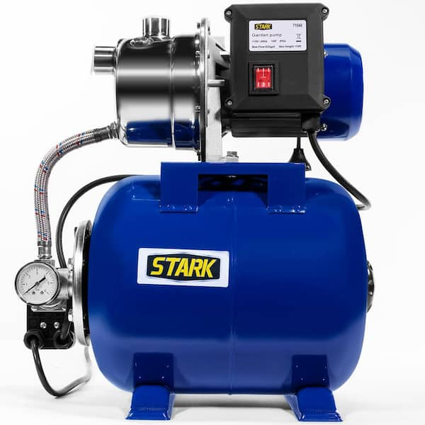 STARK USA 1.0 HP Garden Water Jet Pump with Tank and Automatic