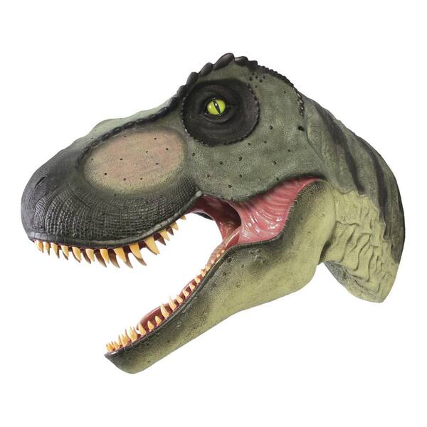 Design Toscano Giant Tyrannosaurus 42 in. H Polyresin Trophy Wall ...