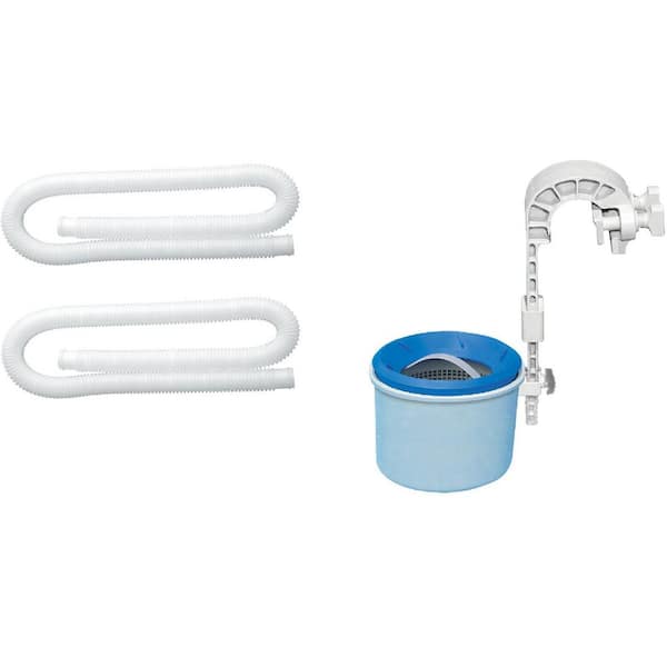 Intex 1.25 in. Dia Pool Pump 59 in. Replacement Hose Pool Surface Skimmer (2-Pack)