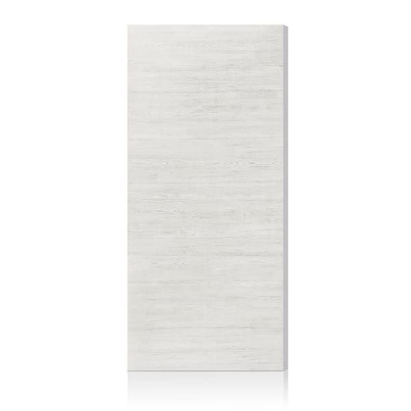 44 in. x 96 in. White Texture Flush Hollow Core Composite Interior Door Slab