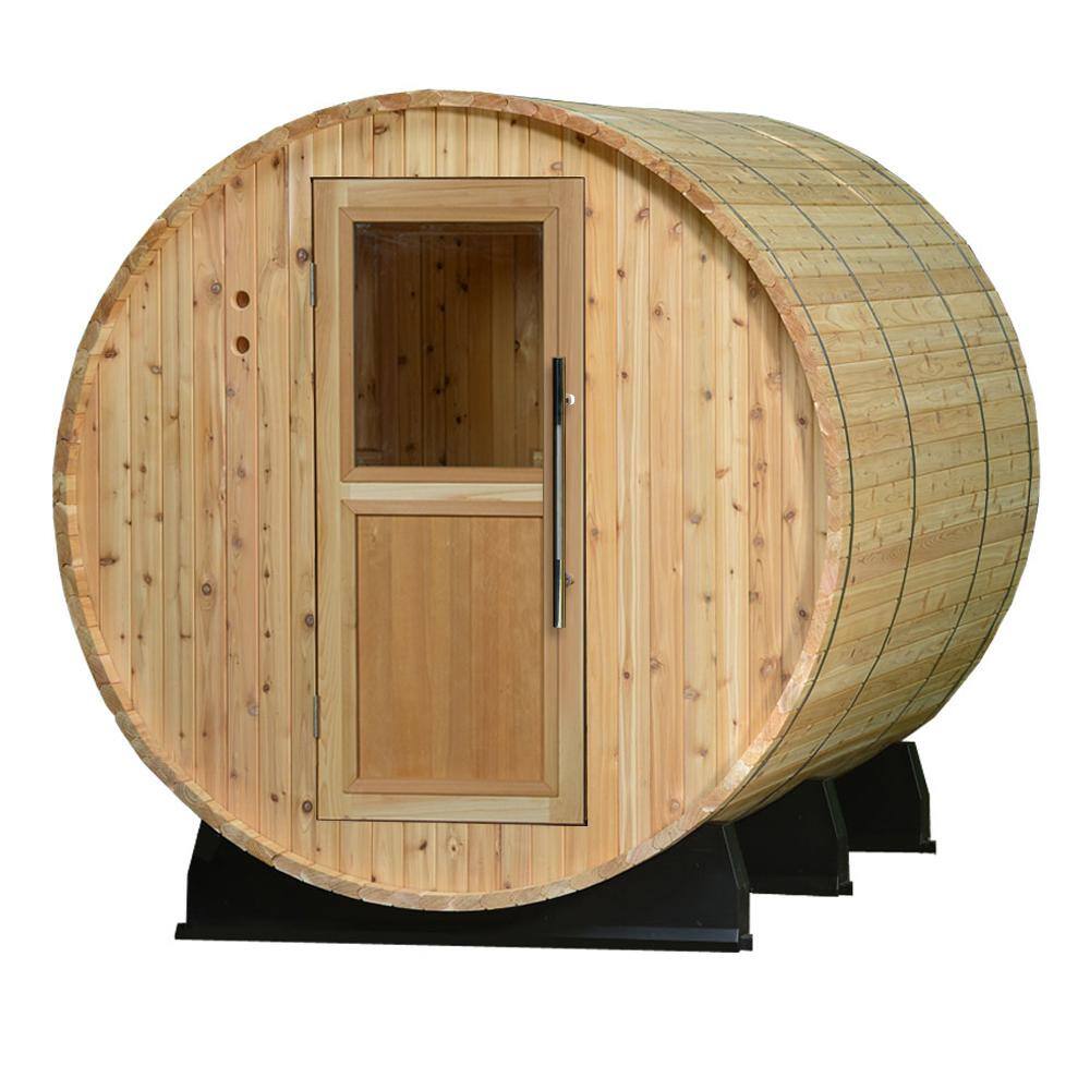 Princeton Cedar 6-Person Electric Barrel Sauna