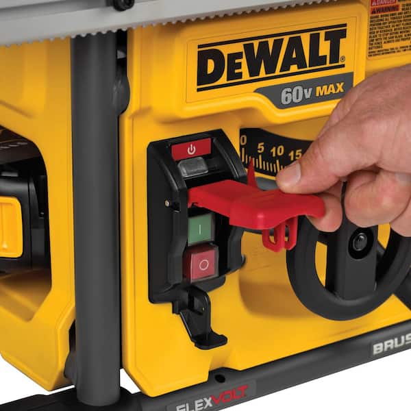 DEWALT - 60-Volt LithiumIon 12 in. Cordless Sliding Miter Saw Kit and 60-Volt Brushless 8-1/4 in. Saw Kit with 9.0Ah Battery Pack