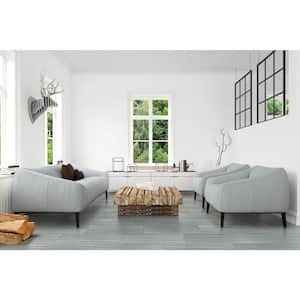 Trinity Azul 12 in. x 24 in. Matte Porcelain Stone Look Floor and Wall Tile (14 sq. ft./Case)