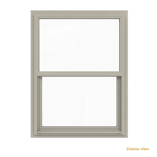 ★状態良好 WINDOW PANE ウインドウ・ペイン 和ジャズ JELD-WEN 36 in. x 48 in. V-4500 Series Desert Sand Single-Hung
