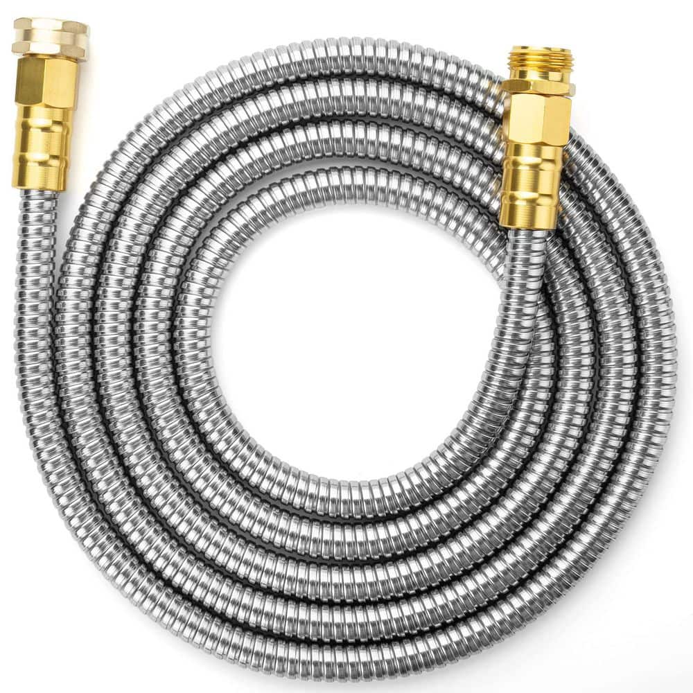 1 in. x 10 ft. Stainless Steel Garden Hose with No Kink and Metal for Garden Watering (1-Pack) price history on PriceWatchPro