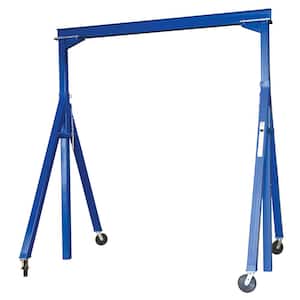 4,000 lb. 10 ft. x 14 ft. Adjustable Height Steel Gantry Crane