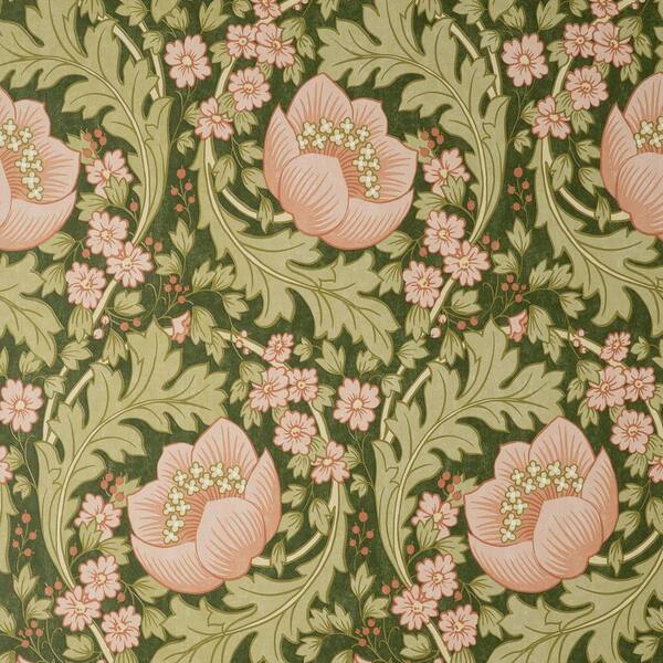 Claes Pink Floral Wallpaper