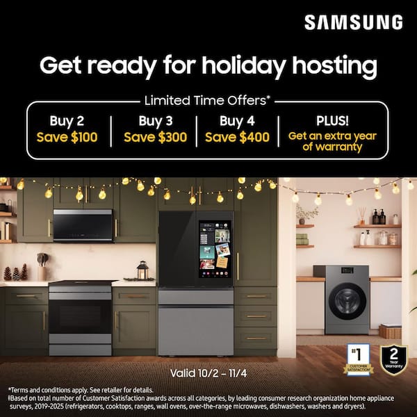 5.3 cu ft Bespoke AI Ventless All-in-One Washer Dryer Combo Electric with AI Home in Brushed Black