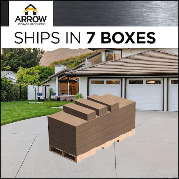 Arrow 20 ft. x 20 ft. x 9 ft. Eggshell Carport CPH202009 - The