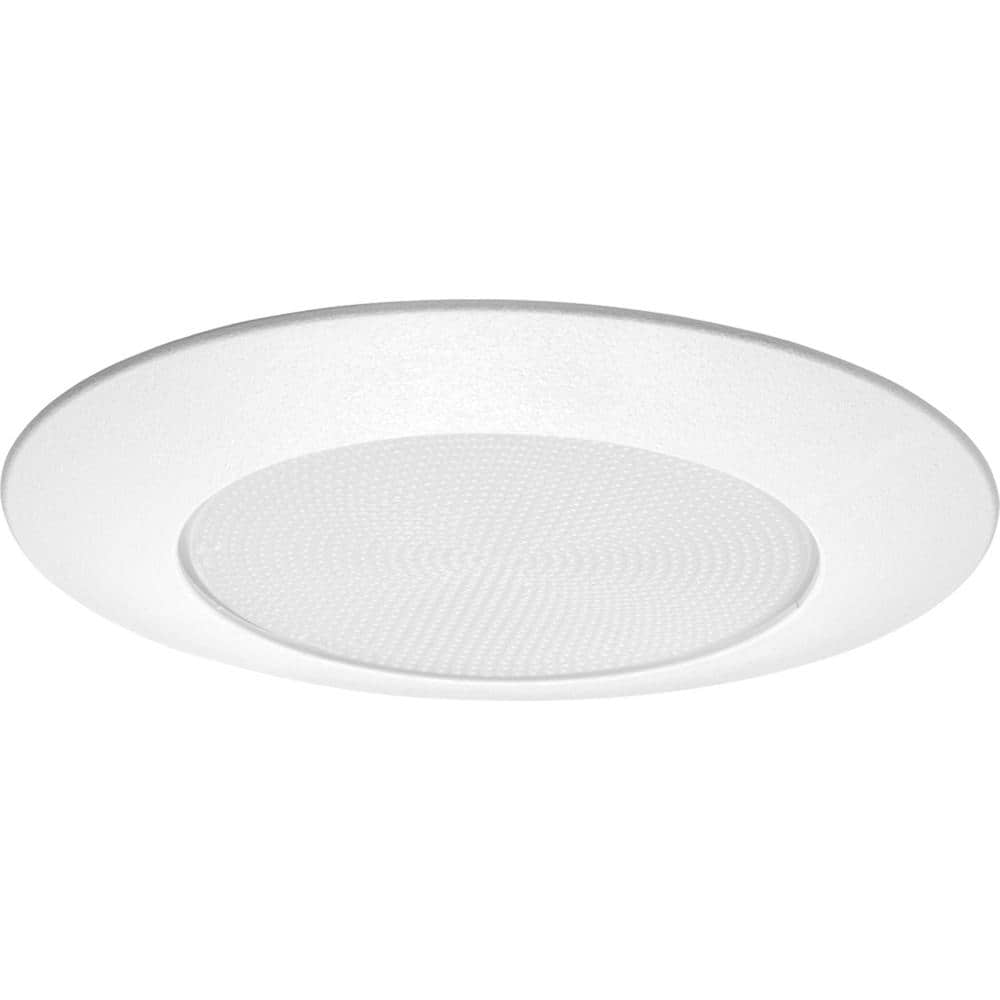 Contractor Select 6 in. White Recessed Strippled Opal Lens Shower with Reflector Trim price history on PriceWatchPro