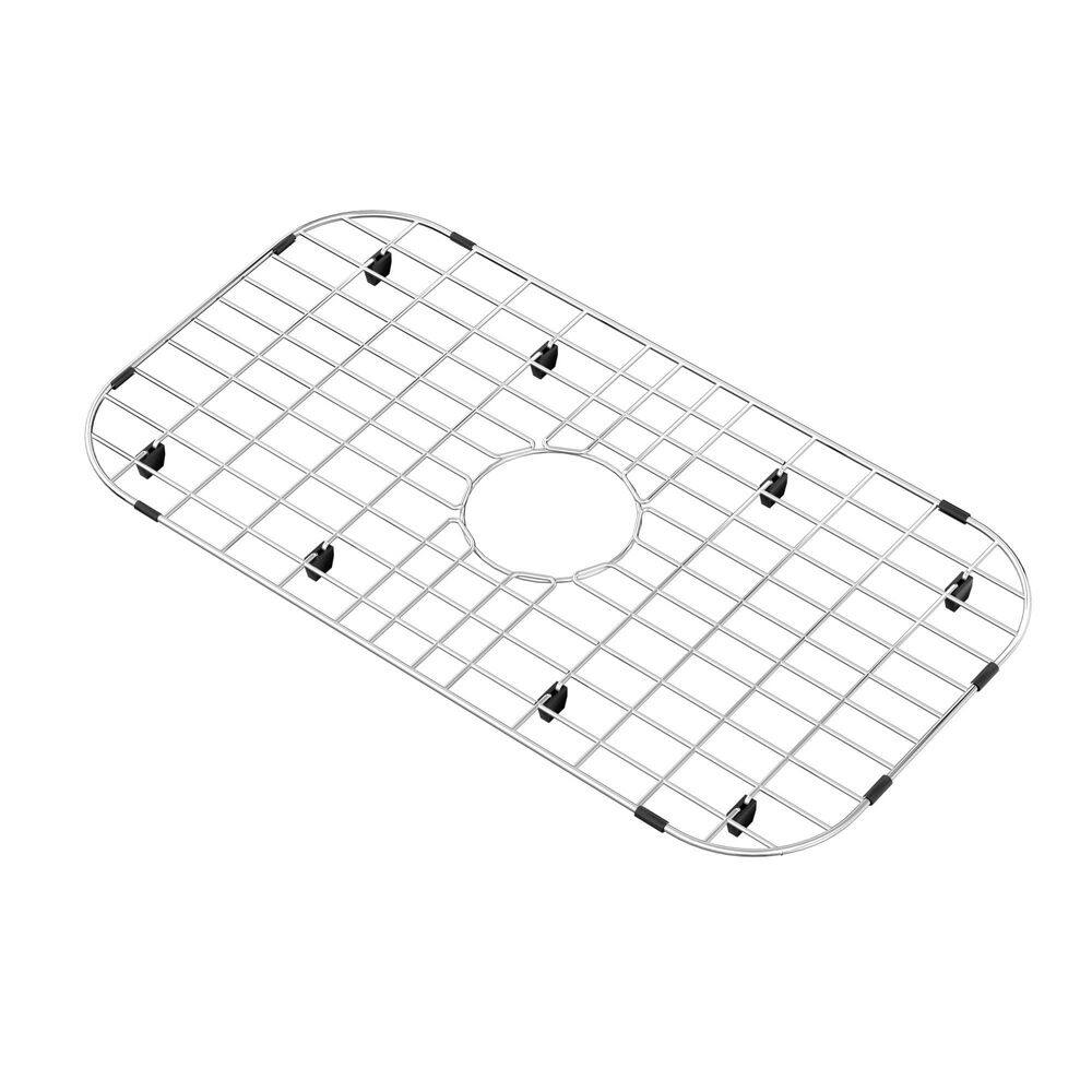 26 in. L x 14 in. W Stainless Steel Sink Grid Protector with Center Drain and Corner Radius for Kitchen Sink price history on PriceWatchPro