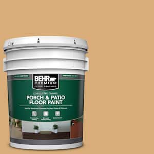 5 gal. #PPU6-05 Cork Low-Lustre Enamel Interior/Exterior Porch and Patio Floor Paint