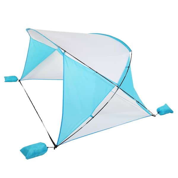 Karl home 95 in. Boat Shape Beach Tent Sun Shelter