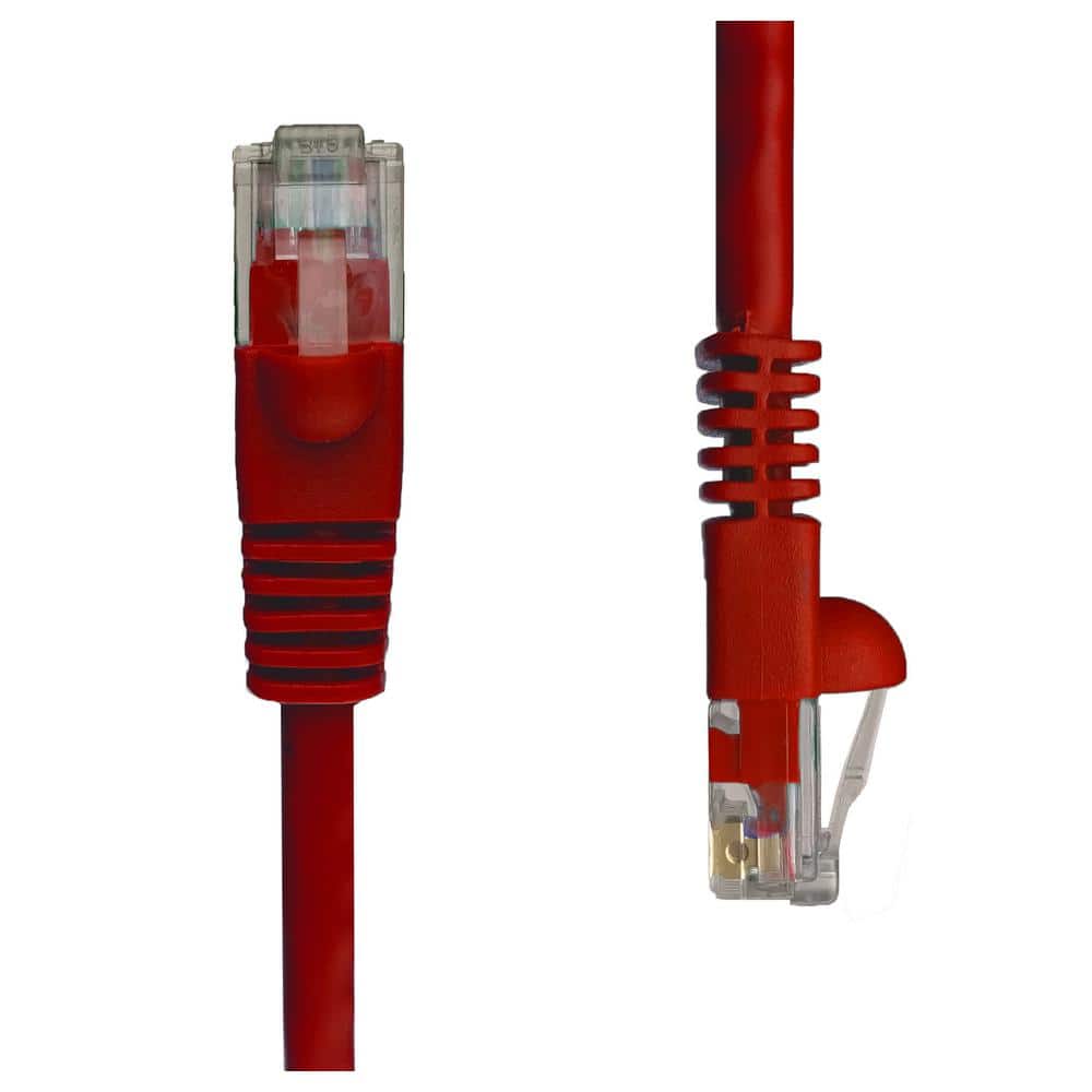 1 ft. Cat5e Snagless Unshielded (UTP) Network Patch Cable, Red price history on PriceWatchPro