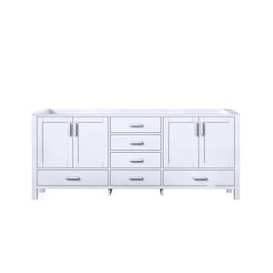 Jacques 80 in. W x 22 in. D White Double Bath Vanity