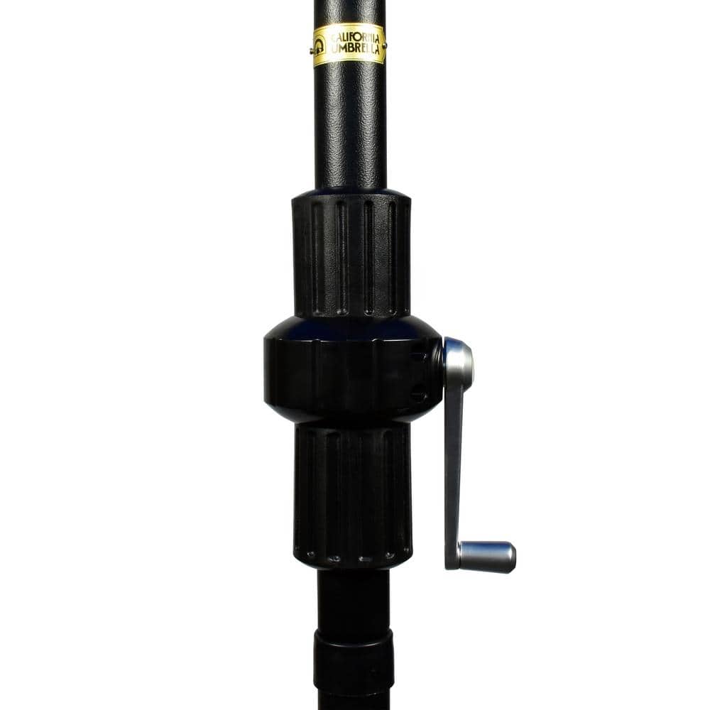 Granite Color 11 ft. Aluminum Market Umbrella with Auto Tilt