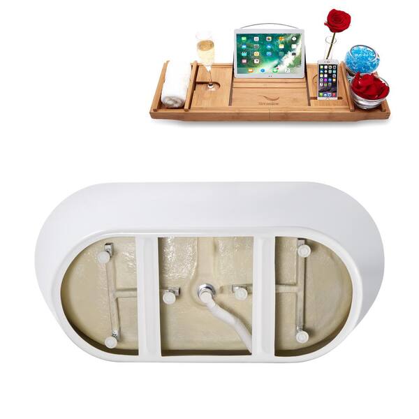 Streamline 63 in. x 30 in. Acrylic Freestanding Soaking
