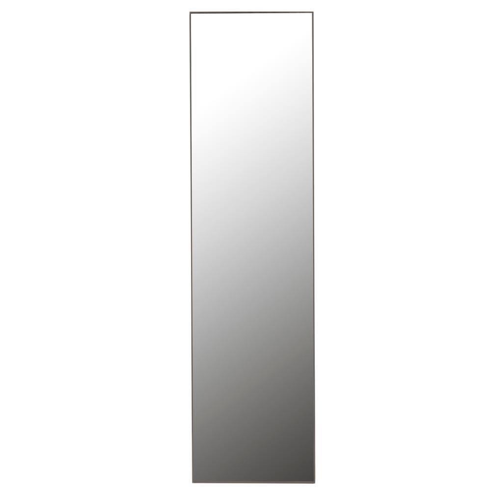 12 in. W x 48 in. H Metallic Gunmetal Over-the-Door Mirror price history on PriceWatchPro