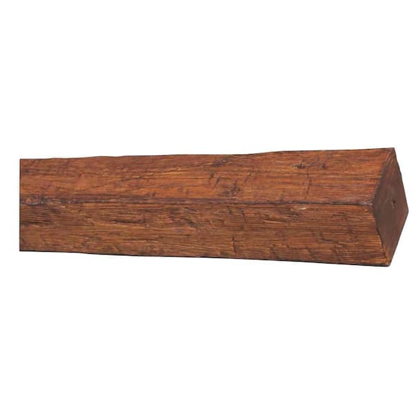 Superior Building Supplies 5-7/8 in. x 5-7/8 in. x 11 ft. 6 in. 4-Sided Rustic Faux Wood Beam