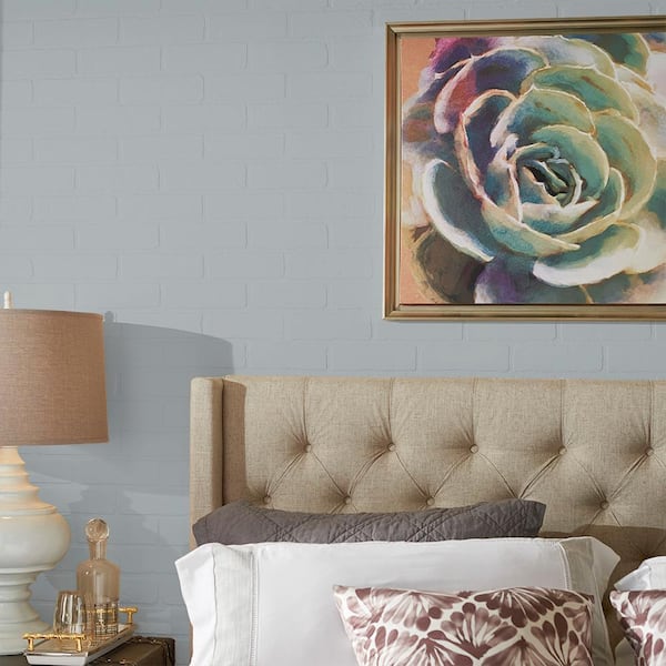 BEHR - 1 gal. #MS-75 Blue Gray Sky Flat Interior/Exterior Masonry, Stucco and Brick Paint