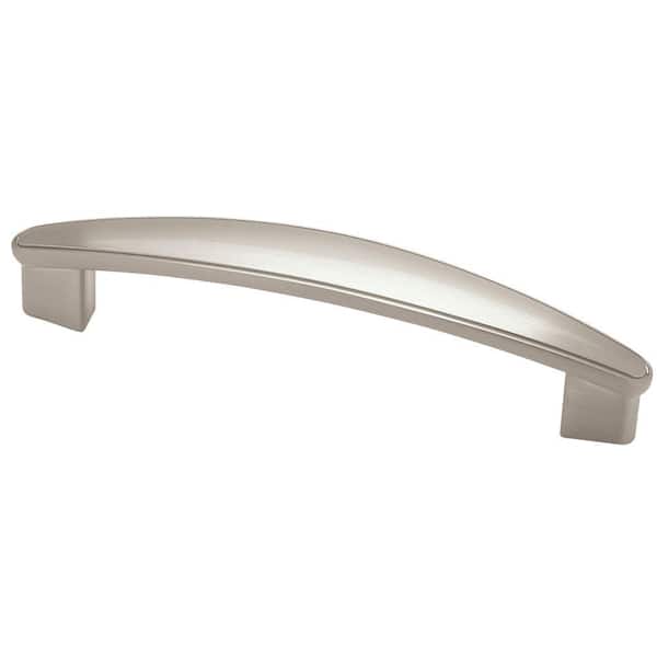 Liberty 3-3/4 in. (96mm) Center-to-Center Satin Nickel Flat Drawer Pull