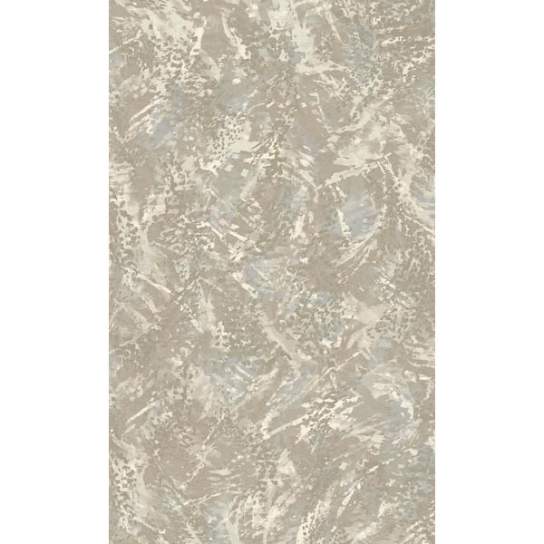 Walls Republic Neutral Feather Like Textured Abstract Print Non Woven Non-Pasted Textured Wallpaper 57 Sq. Ft.