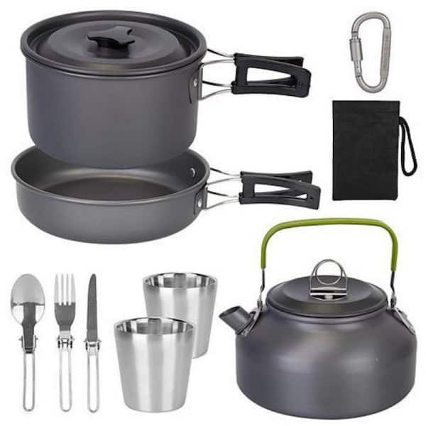 Camping Gear Must Haves, Camping Stove, Camping Cooking Set, Campfire Cooking Equipment, Camp Kitchen, Camping Cookware Set, Camping Pots and Pans