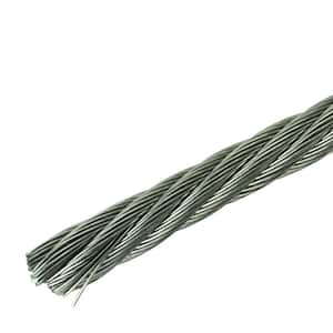 1/4 in. x 150 ft. Stainless Steel Uncoated Wire Rope
