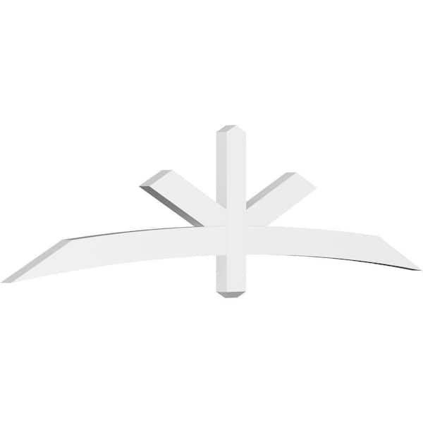 Ekena Millwork Alberta 84 in. W x 21 in. H x 2 in. D Signature Polyurethane Bracket