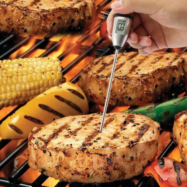 Stainless Pocket  be Thermometer Gauge For BBQ Meat Food Kitchen Cooking 