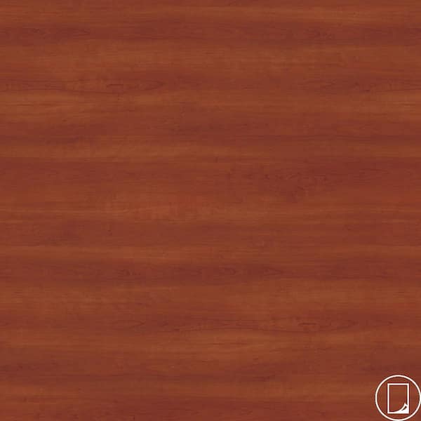 Wilsonart 4 ft. x 8 ft. Laminate Sheet in RE-COVER Biltmore Cherry with Premium Textured Gloss Finish